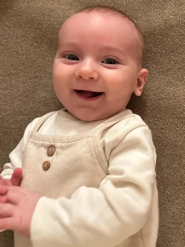 Theo, month four