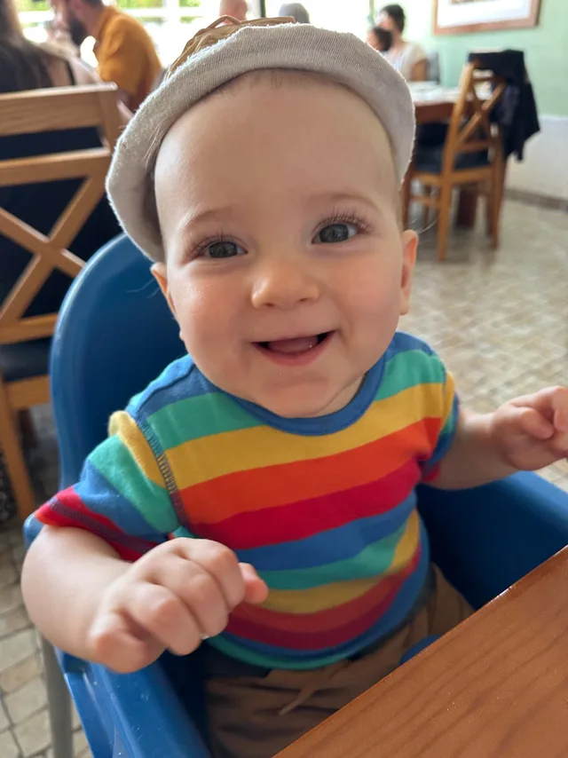 Theo, month nine